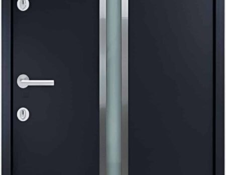 LAUKO DURYS IMPREK1 SU STIKLU ANTRACITAS